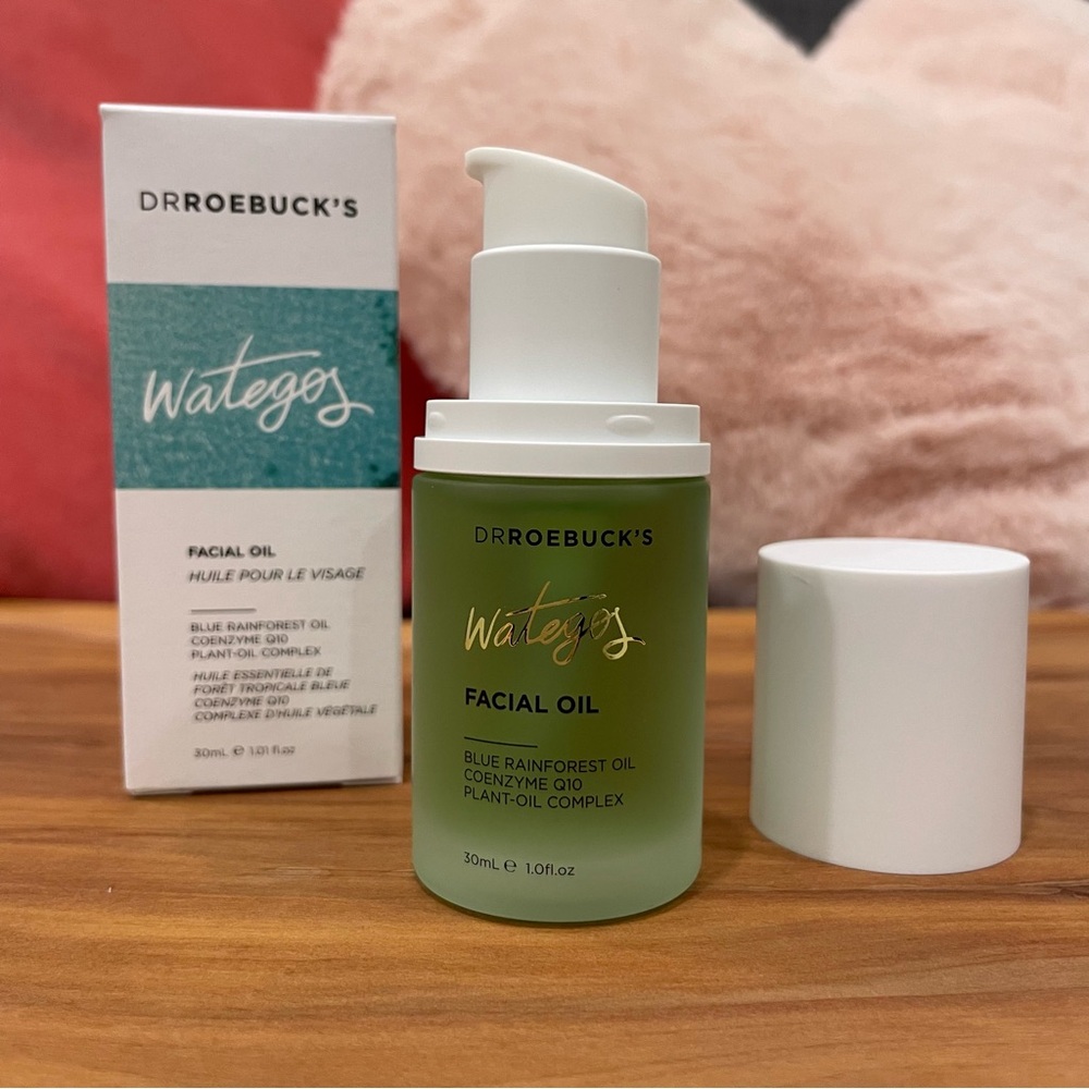 NWT DR ROEBUCK'S Wategos Facial Oil 30ml Coenzyme Q10 Collagen Boosting